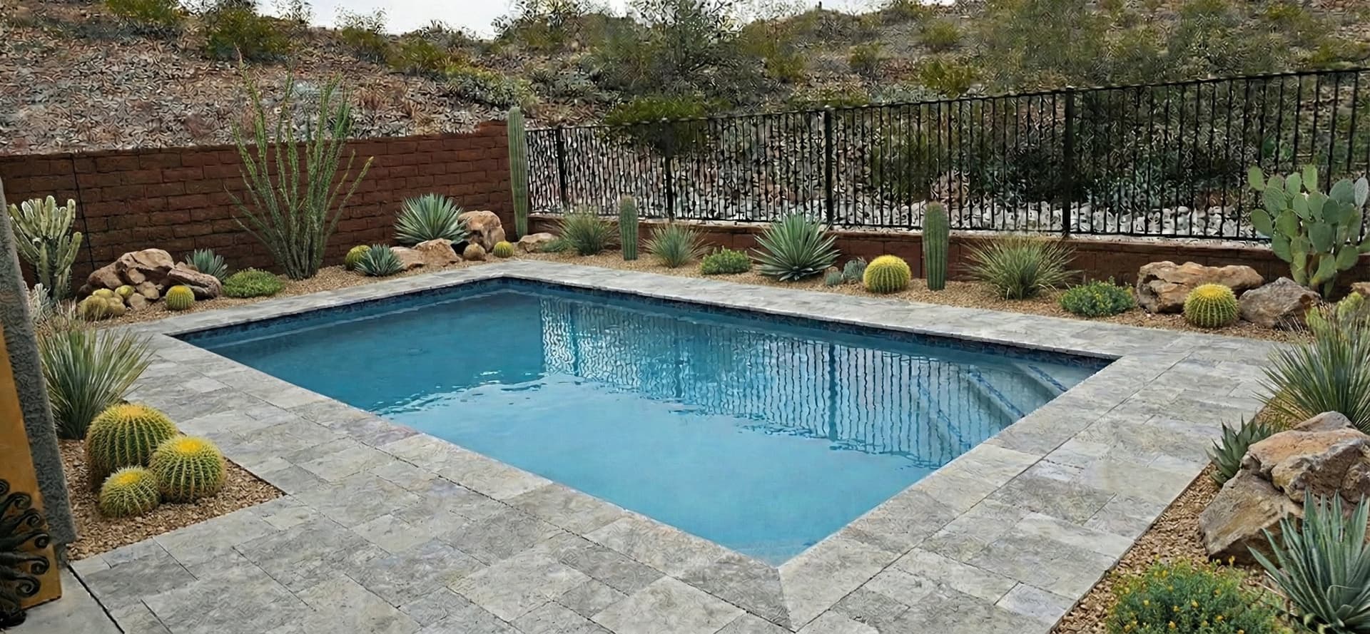 Desert Oasis Build — Aquatic Pools and Spas