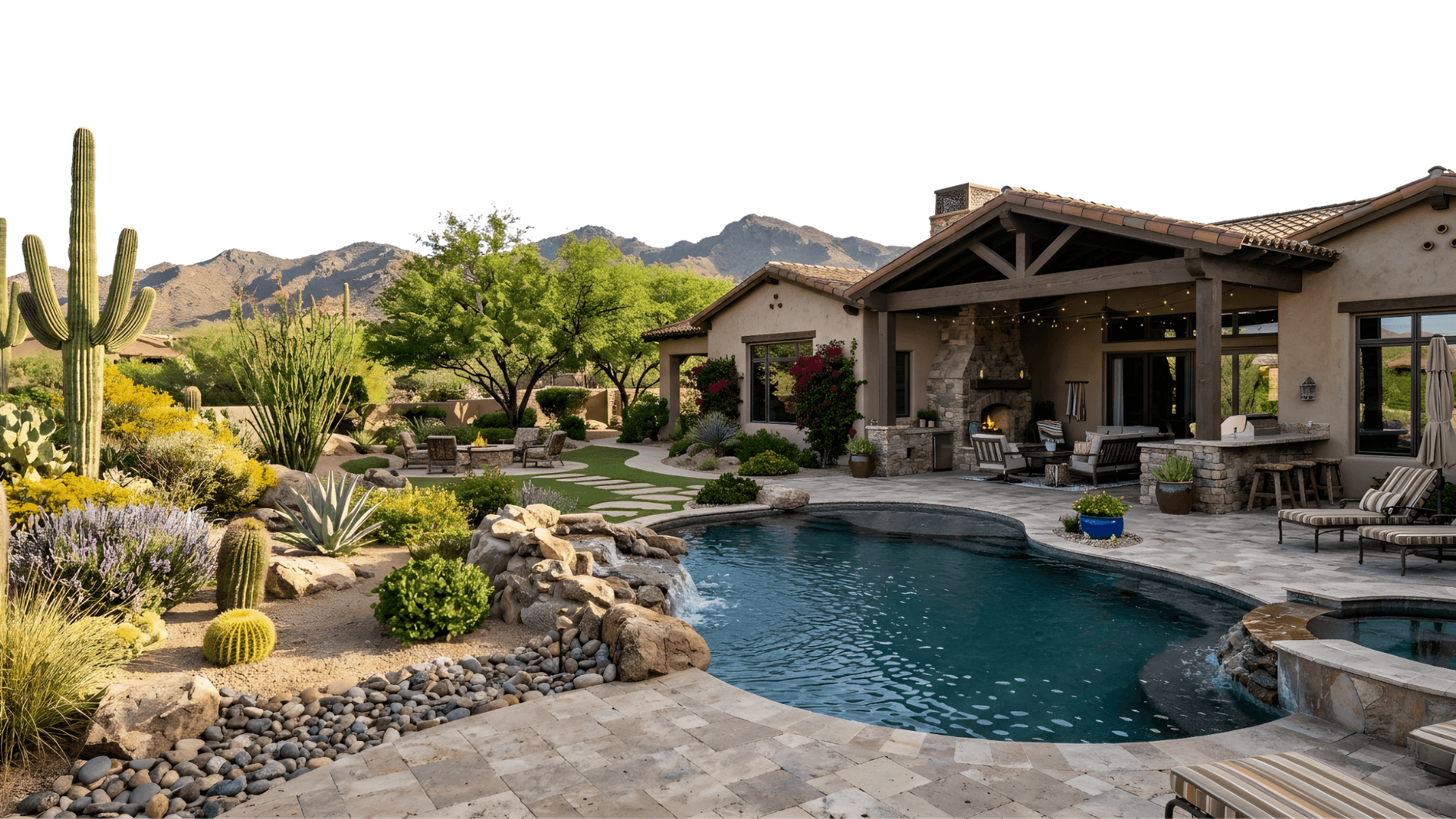 Outdoor Living Space — Aquatic Pools and Spas
