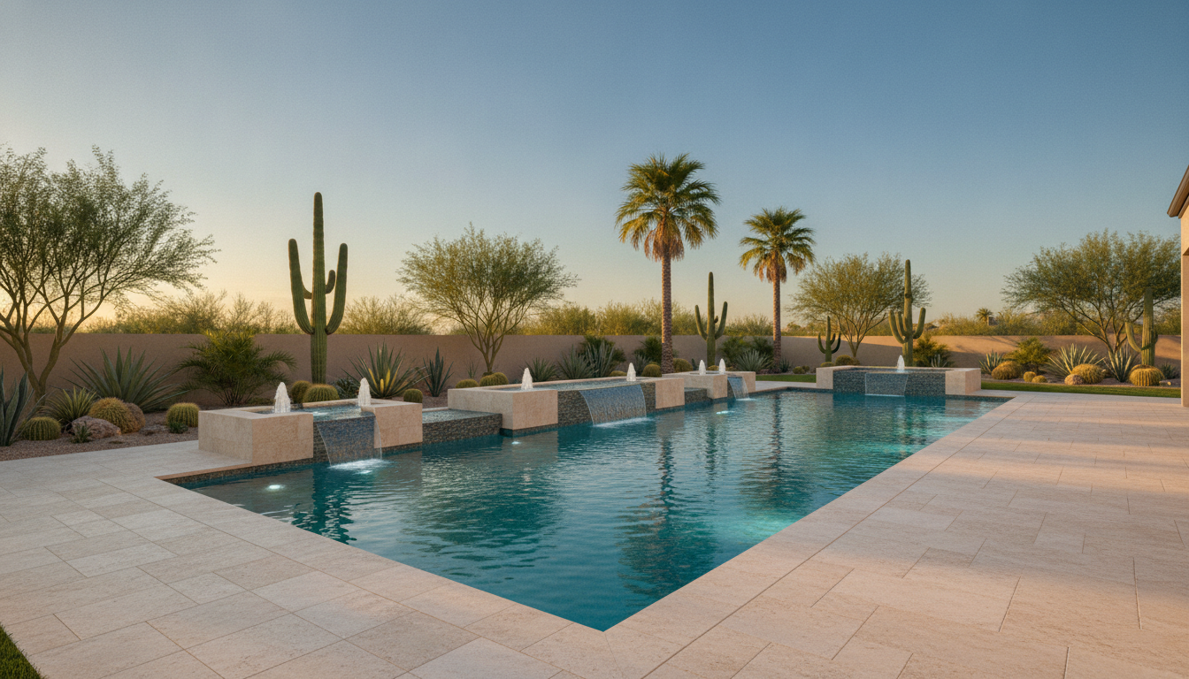 Custom pool design Glendale AZ