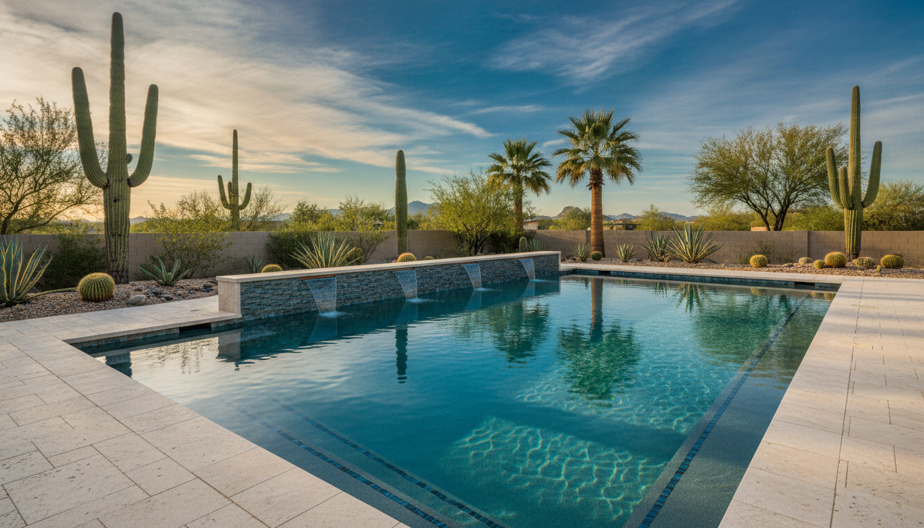 Infinity edge pool Mesa