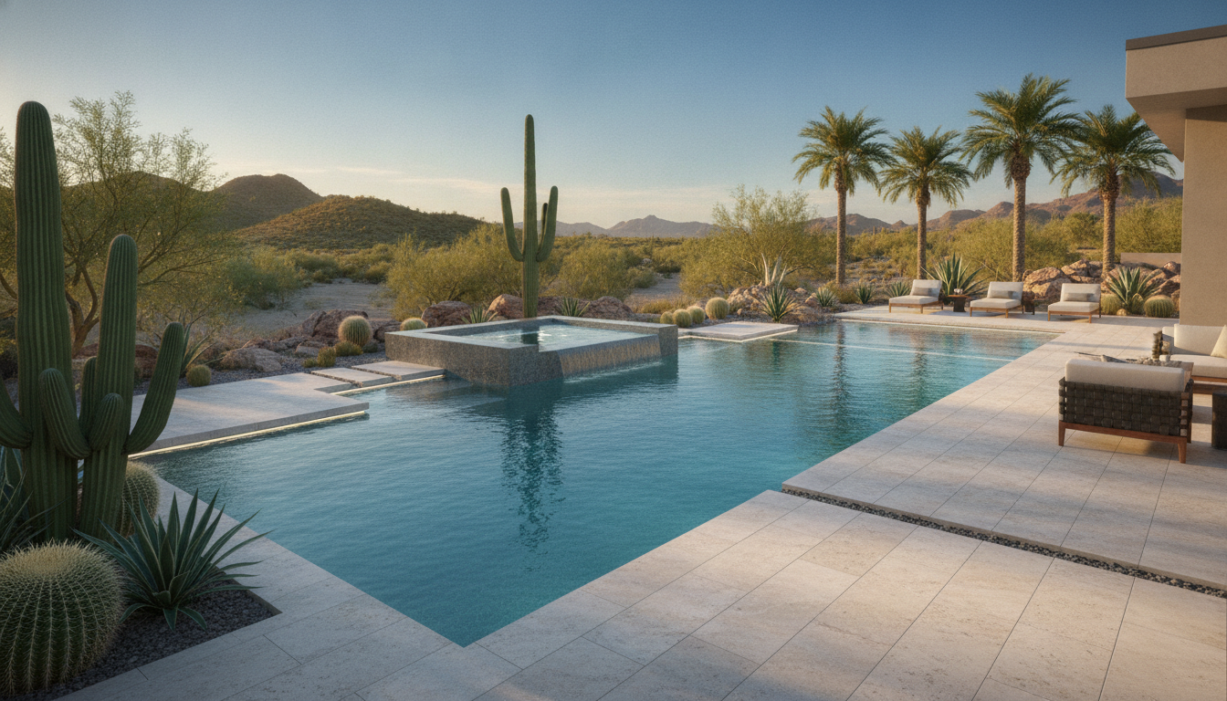 Mesa AZ luxury pool design