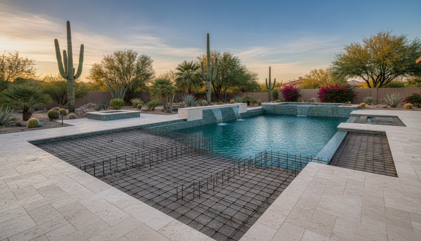 Gunite pool construction Paradise Valley AZ