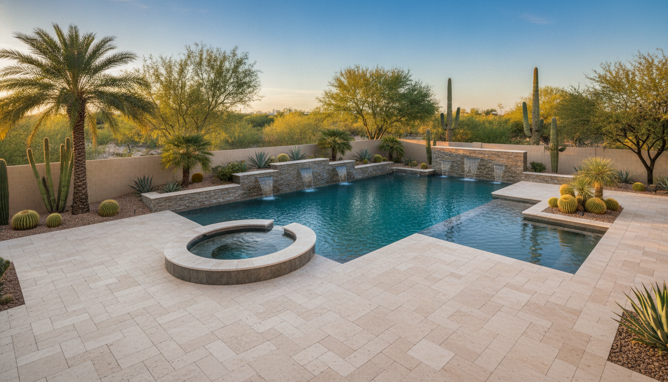 Luxury pool builder Peoria AZ