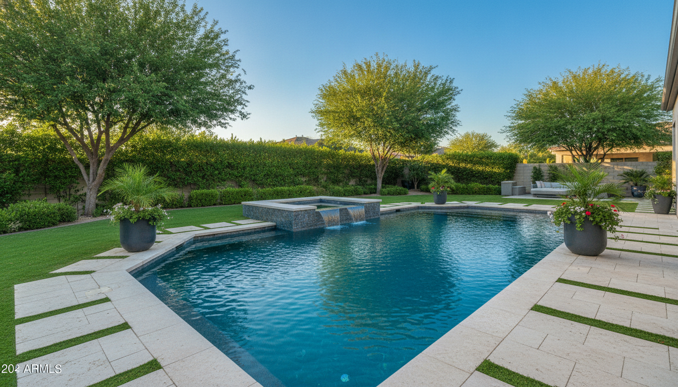 Family-owned luxury pool remodeling in Phoenix
