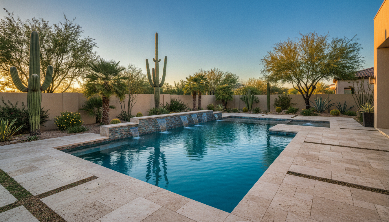 Scottsdale resort pool features