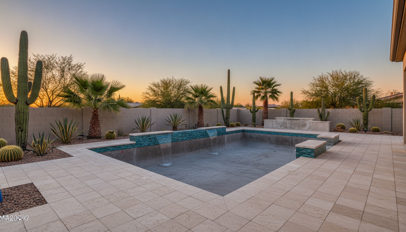 Custom pool construction Sun City AZ