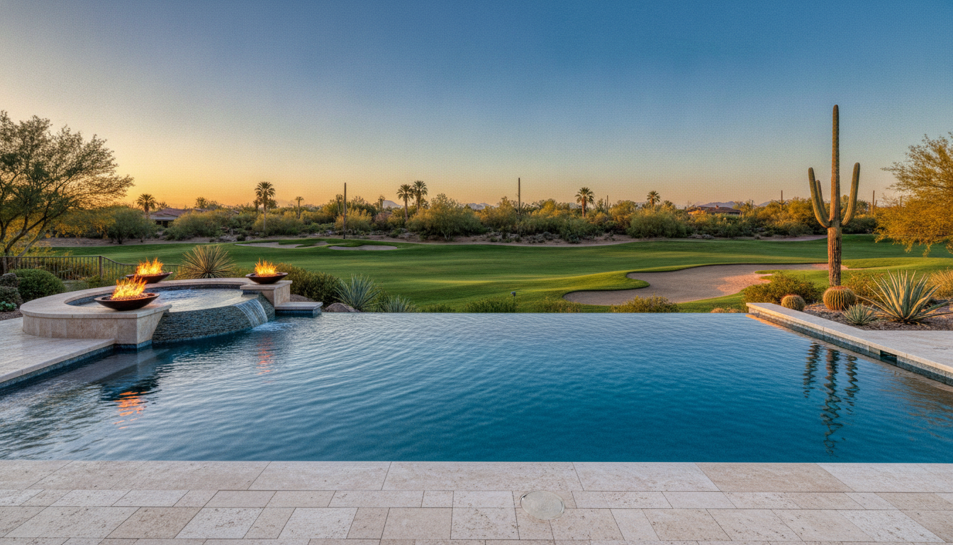 Infinity edge pool Tempe AZ