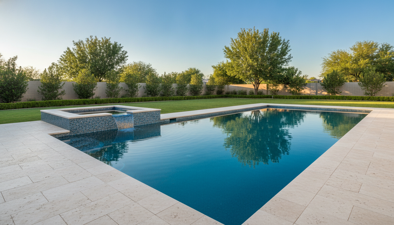 Experienced gunite pool construction in Phoenix Arizona