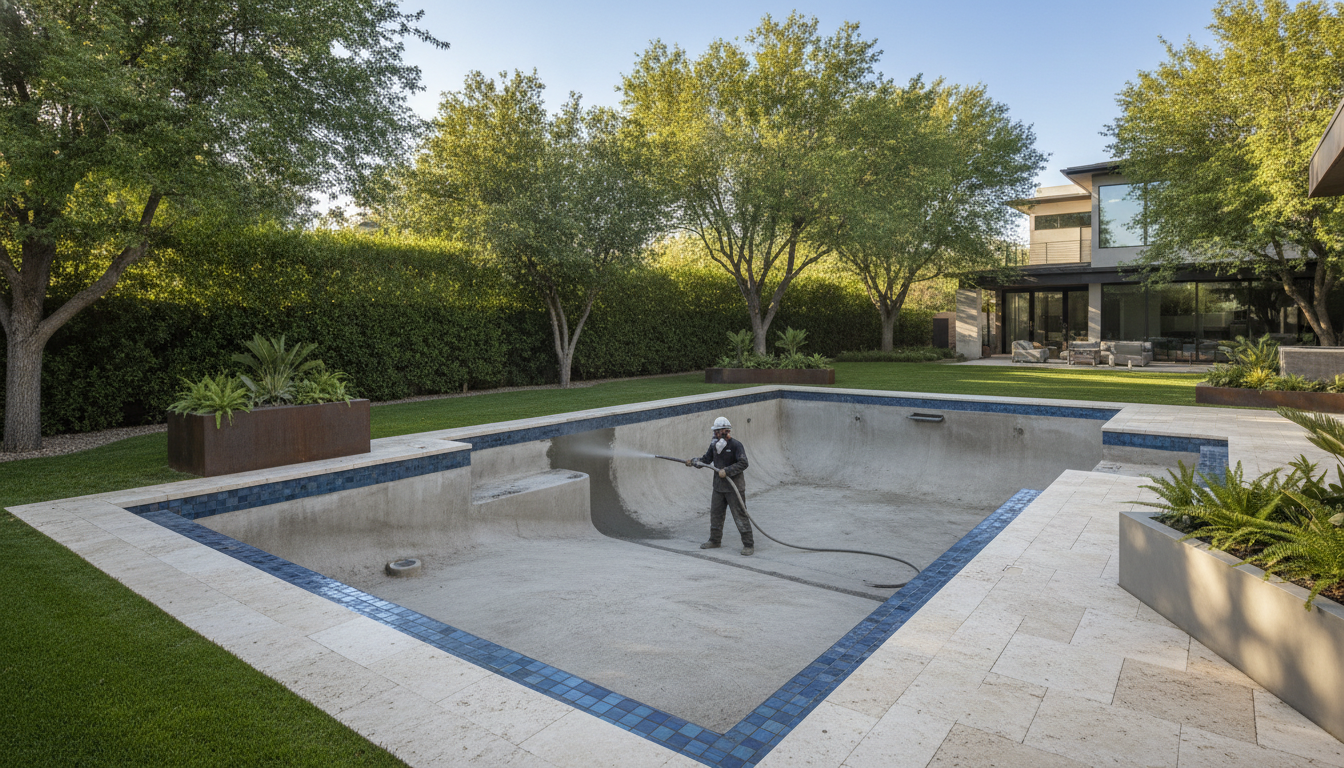 Experienced pool construction crews