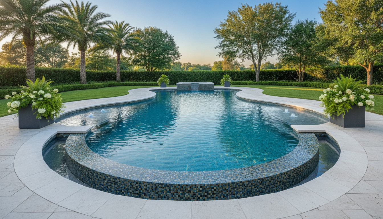 Aquatic Pool and Spa service area map
