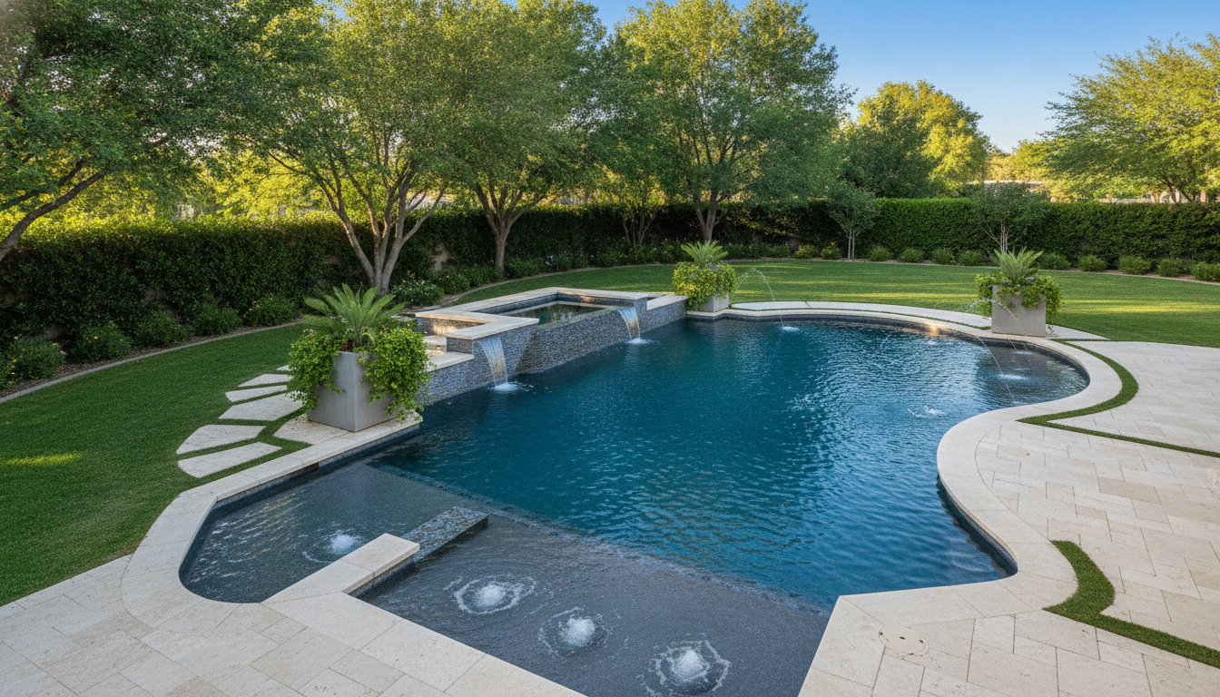 Large custom pool design Phoenix cost
