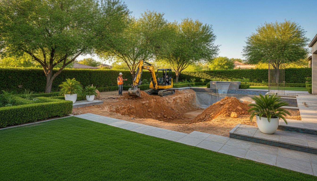Pool excavation cost Phoenix