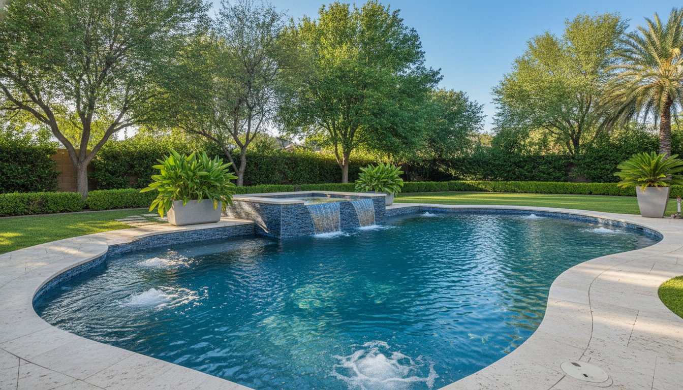Integrated pool spa cost Arizona