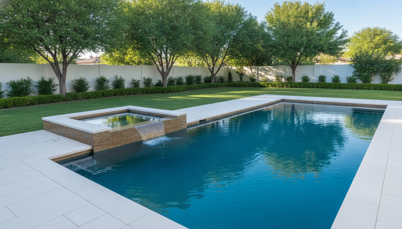 Process for building a custom pool