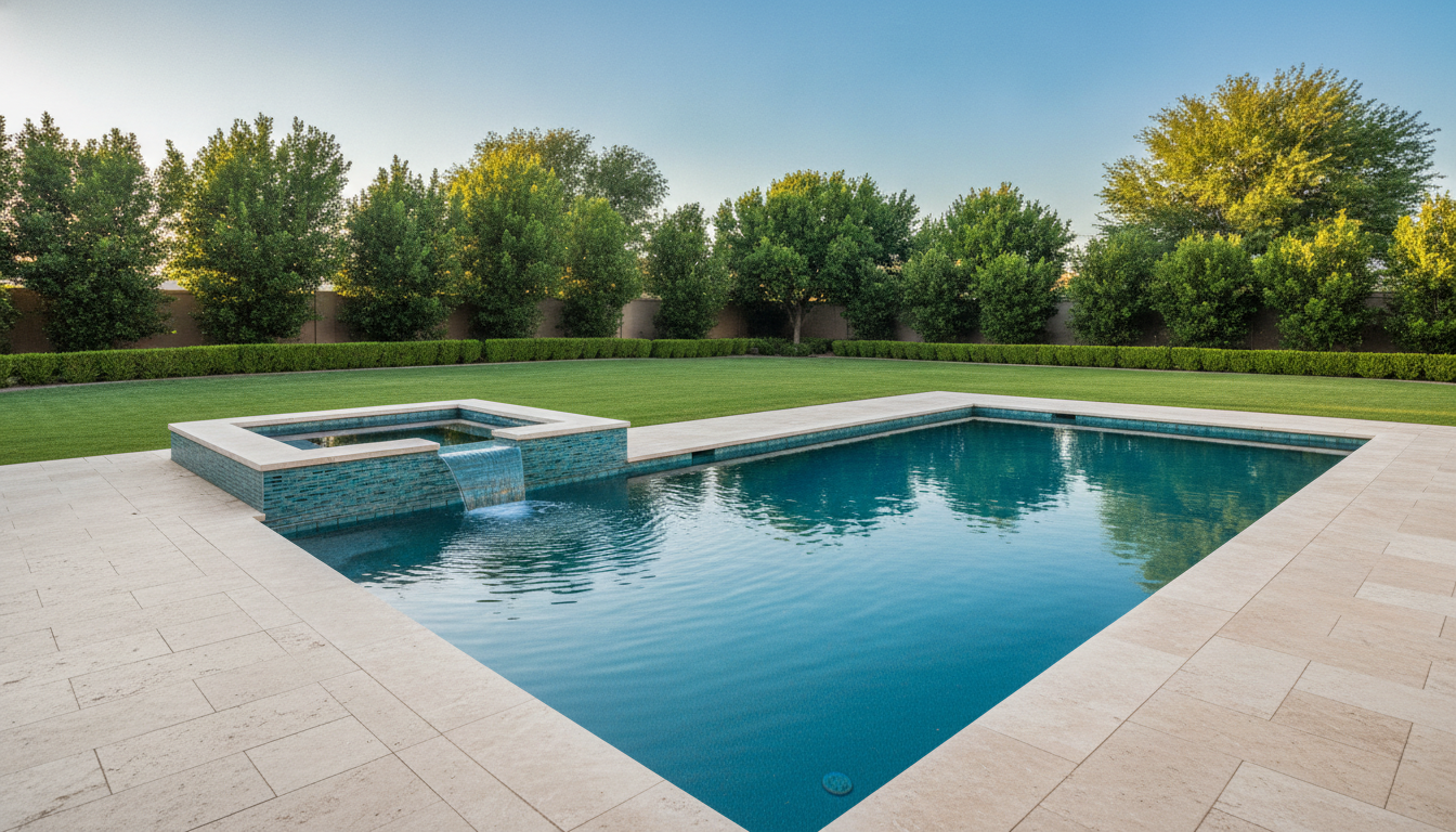 Custom luxury pool design Phoenix